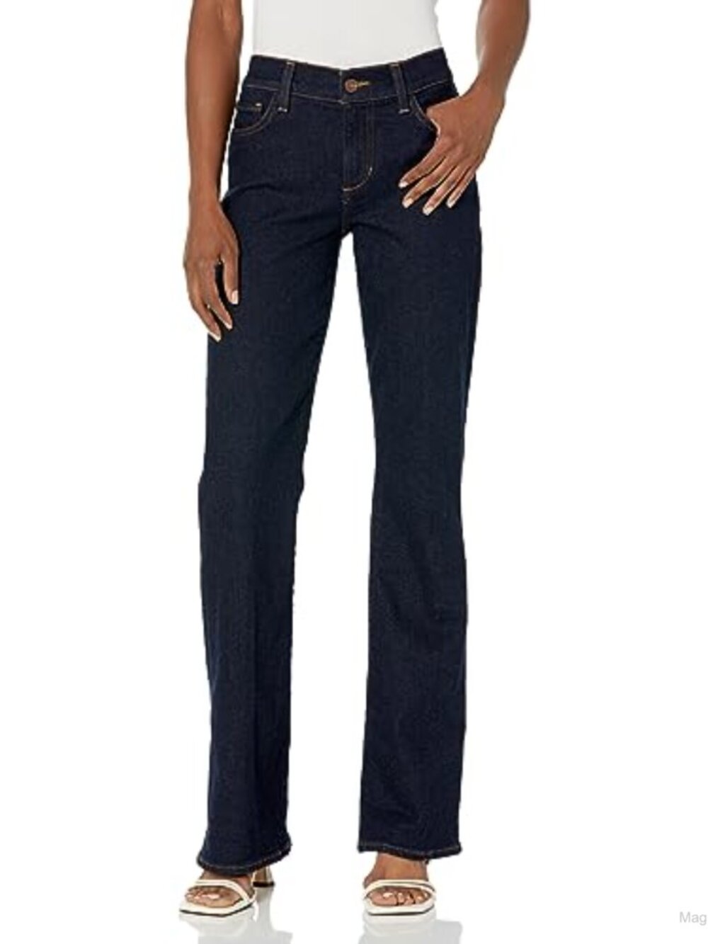 JOE'S JEANS Women's Low Rise Bootcut Jeans Dark Indigo Stretch Denim